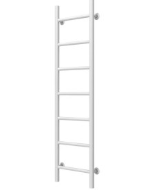Полотенцесушитель водяной Deffi Орион П7 300х1200 боковое левое подключение белый C.OR.120.30.7.W.B