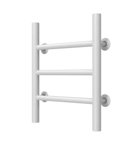 Полотенцесушитель водяной Deffi Орион П3 400х400 боковое правое подключение белый C.OR.40.40.3.W.C