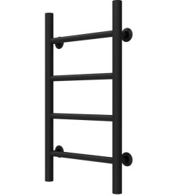 Сушка для рушників водяна Deffi Оріон П4 400х600 бічне праве підключення чорний C.OR.60.40.4.B.C