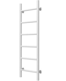 Полотенцесушитель водяной Deffi Орион П6 400х1000 нижнее подключение белый C.OR.100.40.6.W.A