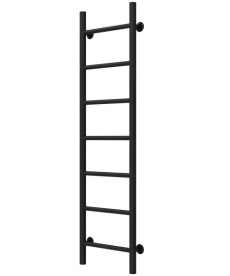 Сушка для рушників водяна Deffi Оріон П7 400х1200 бічне ліве підключення чорний C.OR.120.40.7.B.B