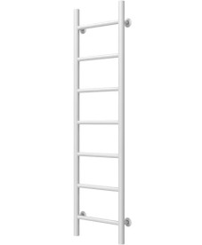 Полотенцесушитель водяной Deffi Орион П7 400х1200 боковое правое подключение белый C.OR.120.40.7.W.C