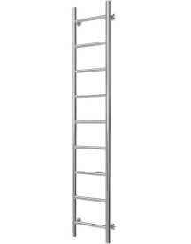 Полотенцесушитель водяной Deffi Орион П9 400х1600 боковое левое подключение хром C.OR.160.40.9.C.B