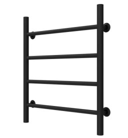 Полотенцесушитель водяной Deffi Орион П4 500х600 нижнее подключение черный C.OR.60.50.4.B.A