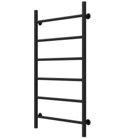 Сушка для рушників водяна Deffi Оріон П6 500х1000 бічне праве підключення чорний C.OR.100.50.6.B.C