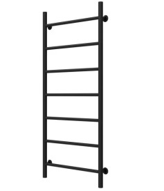 Полотенцесушитель водяной Deffi Орион П7 500х1200 нижнее подключение черный C.OR.120.50.7.B.A
