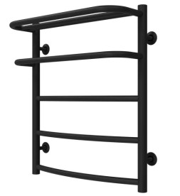 Полотенцесушитель водяной Deffi Отель П5 400х600 боковое правое подключение черный C.OD.60.40.5.B.C