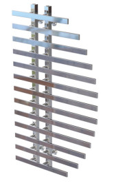 Сушка для рушників водяна Deffi Parys П13 600х1000 нижнє підключення хром A.PS.100.60.13.C.A