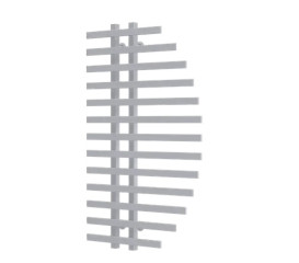 Полотенцесушитель водяной Deffi Parys П13 600х1000 нижнее подключение белый A.PS.100.60.13.W.A