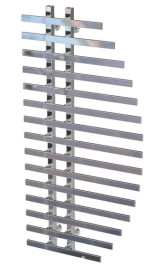 Сушка для рушників водяна Deffi Parys П15 600х1200 нижнє підключення хром A.PS.120.60.15.C.A