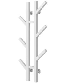 Полотенцесушитель водяной Deffi Sakura П6 100х800 нижнее подключение белый A.SR.80.10.6.W.A.4