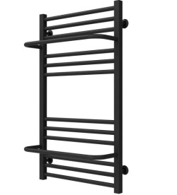 Сушка для рушників водяна Deffi Sigma П14 500х900 нижнє підключення чорний A.SI.90.50.14.B.A