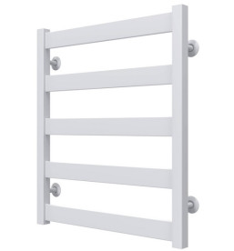 Полотенцесушитель водяной Deffi Silvia П5 500х600 нижнее подключение белый A.SV.60.50.5.W.A