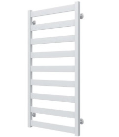 Полотенцесушитель водяной Deffi Silvia П9 500х1000 боковое левое подключение белый A.SV.100.50.9.W.B