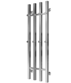 Полотенцесушитель водяной Deffi Split П4 300х1000 боковое правое подключение хром A.SP.100.30.4.C.C