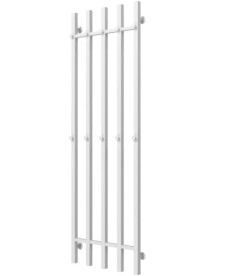 Полотенцесушитель водяной Deffi Split П5 500х1600 боковое левое подключение белый A.SP.160.50.5.W.B