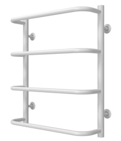 Полотенцесушитель водяной Deffi Стандарт П4 400х600 боковое левое подключение белый C.SS.60.40.4.W.B