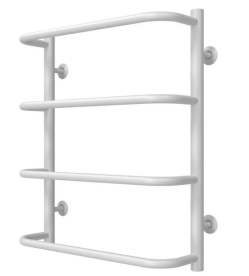 Сушка для рушників водяна Deffi Стандарт П4 500х600 нижнє підключення білий C.SS.60.50.4.W.A