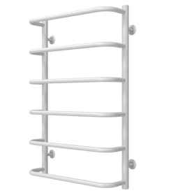 Полотенцесушитель водяной Deffi Стандарт П6 500х800 боковое левое подключение белый C.SS.80.50.6.W.B