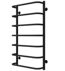 Сушка для рушників водяна Deffi Стандарт П7 500х900 бічне праве підключення чорний C.SS.90.50.7.B.C