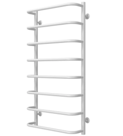 Полотенцесушитель водяной Deffi Стандарт П8 500х1000 боковое левое подключение белый C.SS.100.50.8.W.B