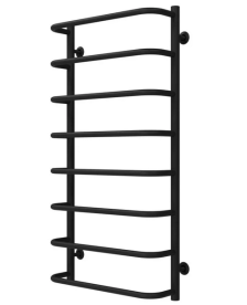 Полотенцесушитель водяной Deffi Стандарт П8 500х1000 боковое правое подключение черный C.SS.100.50.8.B.C