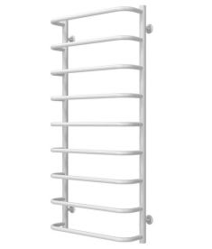 Полотенцесушитель водяной Deffi Стандарт П9 500х1100 боковое левое подключение белый C.SS.110.50.9.W.B