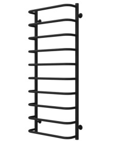Сушка для рушників водяна Deffi Стандарт П10 500х1200 бічне праве підключення чорний C.SS.120.50.10.B.C