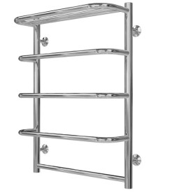 Сушка для рушників водяна Deffi Стандарт з полицею П5 500х700 нижнє підключення хром C.SP.70.50.5.C.A