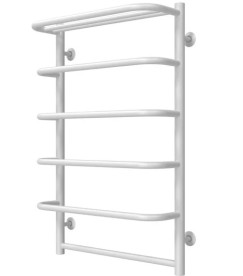 Полотенцесушитель водяной Deffi Стандарт с полкой П6 500х800 боковое левое подключение белый C.SP.80.50.6.W.B