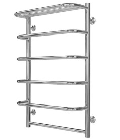 Сушка для рушників водяна Deffi Стандарт з полицею П6 500х800 бічне праве підключення хром C.SP.80.50.6.C.C