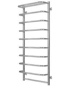 Сушка для рушників водяна Deffi Стандарт з полицею П10 500х1200 бічне праве підключення хром C.SP.120.50.10.C.C