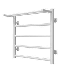 Полотенцесушитель водяной Deffi Терма П5 500х500 нижнее подключение белый C.TE.50.50.5.W.A