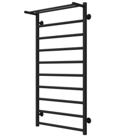 Полотенцесушитель водяной Deffi Терма П10 500х1000 боковое левое подключение черный C.TE.100.50.10.B.B