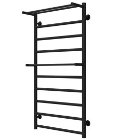 Полотенцесушитель водяной Deffi Терма Плюс П10 500х1000 нижнее подключение черный C.TA.100.50.10.B.A