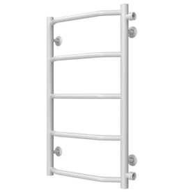 Полотенцесушитель водяной Deffi Трапеция П5 400х700 боковое правое подключение белый C.TR.70.40.5.W.C