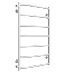 Полотенцесушитель водяной Deffi Трапеция П7 500х800 боковое левое подключение белый C.TR.80.50.7.W.B