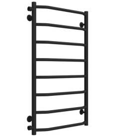 Сушка для рушників водяна Deffi Трапеція П8 500х900 бічне ліве підключення чорний C.TR.90.50.8.B.B