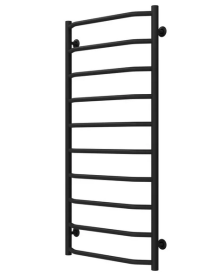 Сушка для рушників водяна Deffi Трапеція П10 500х1100 нижнє підключення чорний C.TR.110.50.10.B.A
