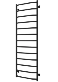 Сушка для рушників водяна Deffi Трапеція П13 500х1400 нижнє підключення чорний C.TR.140.50.13.B.A