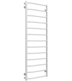 Полотенцесушитель водяной Deffi Трапеция П13 500х1400 боковое левое подключение белый C.TR.140.50.13.W.B