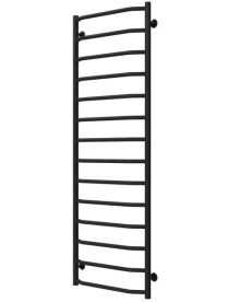 Полотенцесушитель водяной Deffi Трапеция П14 500х1500 нижнее подключение черный C.TR.150.50.14.B.A