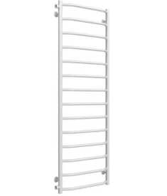 Полотенцесушитель водяной Deffi Трапеция П14 500х1500 боковое левое подключение белый C.TR.150.50.14.W.B