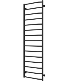 Полотенцесушитель водяной Deffi Трапеция П15 500х1600 нижнее подключение черный C.TR.160.50.15.B.A