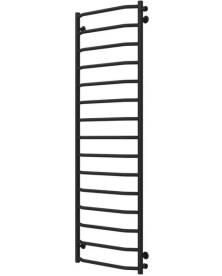 Полотенцесушитель водяной Deffi Трапеция П15 500х1600 боковое правое подключение черный C.TR.160.50.15.B.C