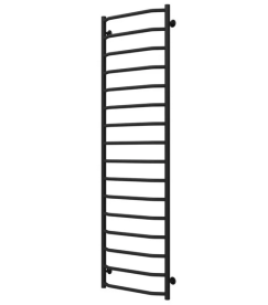 Полотенцесушитель водяной Deffi Трапеция П16 500х1700 нижнее подключение черный C.TR.170.50.16.B.A
