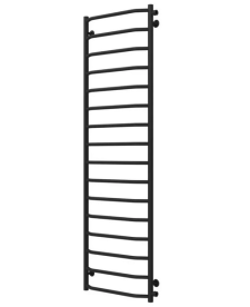 Полотенцесушитель водяной Deffi Трапеция П16 500х1700 боковое правое подключение черный C.TR.170.50.16.B.C