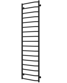 Сушка для рушників водяна Deffi Трапеція П17 500х1800 нижнє підключення чорний C.TR.180.50.17.B.A