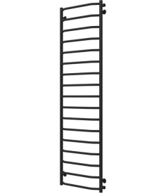 Сушка для рушників водяна Deffi Трапеція П17 500х1800 бічне праве підключення чорний C.TR.180.50.17.B.C