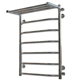 Сушка для рушників водяна Deffi Трапеція з полицею П7 500х700 бічне праве підключення хром C.TP.70.50.7.C.C